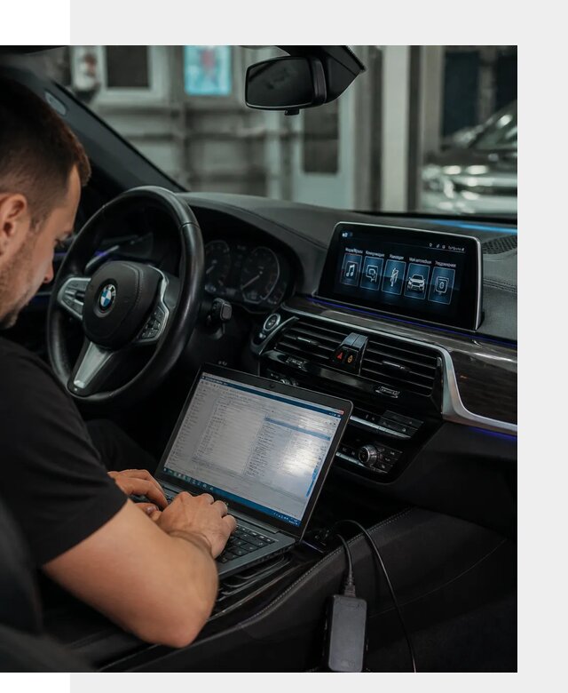 Русификация мультимедиа BMW для авто под ключ в Ломоносове