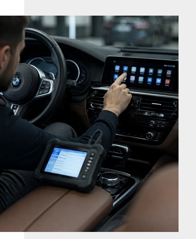 Установка приложений и мультимедиа сервисов BMW в Ломоносове