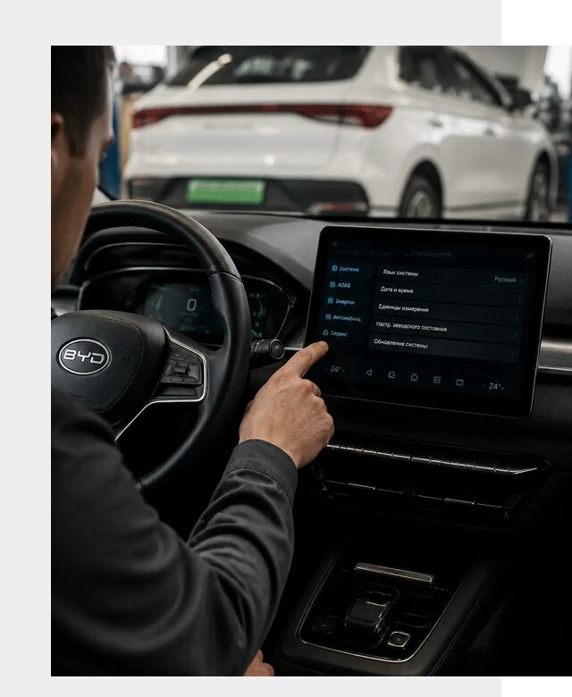 Русификация BYD E2 в Ломоносове от 15265 р. | ФастМобиль-Лмн под ключ