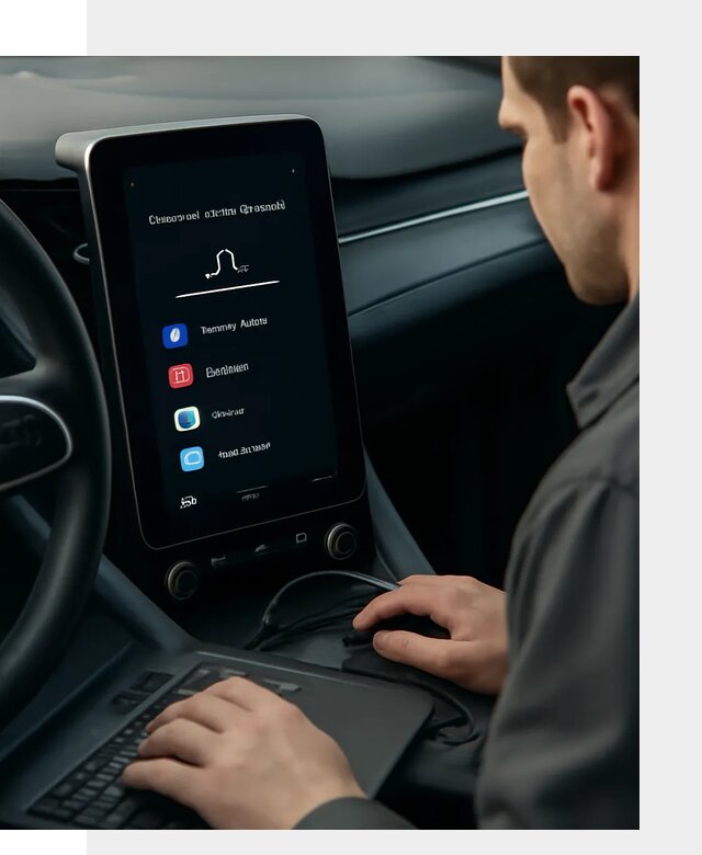 Установка приложений Lynk Co на автомобиль в Ломоносове