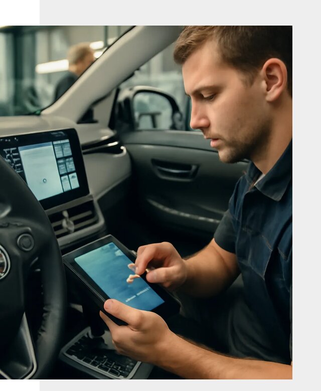 Установка приложений Toyota на мультимедиа в Ломоносове